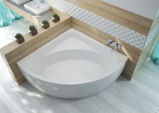 Wanna akrylowa symetryczna narożna SANPLAST Free Line WS/FREE 140x140+STW 1400 1400 mm biała EW  | 610040033101000