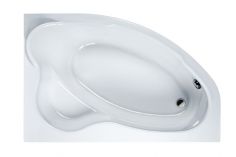 Wanna akrylowa asymetryczna narożna SANPLAST Comfort WAP/CO 100x140+STW 1400 1000 mm biała EW  | 610060020001000