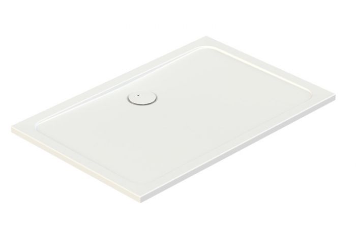 Free Line B/FREE 90x120x2,5+STB brodzik akrylowy prostokątny 120 x 90 x 2.5 cm biały EW stelaż STB możliwość kompletowania z obudową