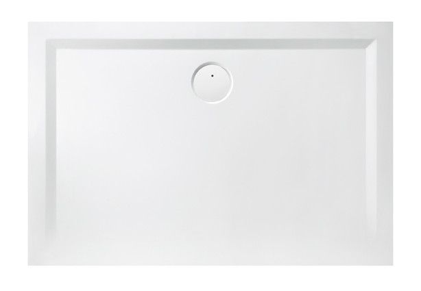 Space Mineral B-M/SPACE 70x110x1,5 brodzik mineralny prostokątny 110 x 70 x 3 cm biały EW bez powłoki możliwość kompletacji z obudową, stelażem i powłoką antypoślizgową ProSafeSystem #3