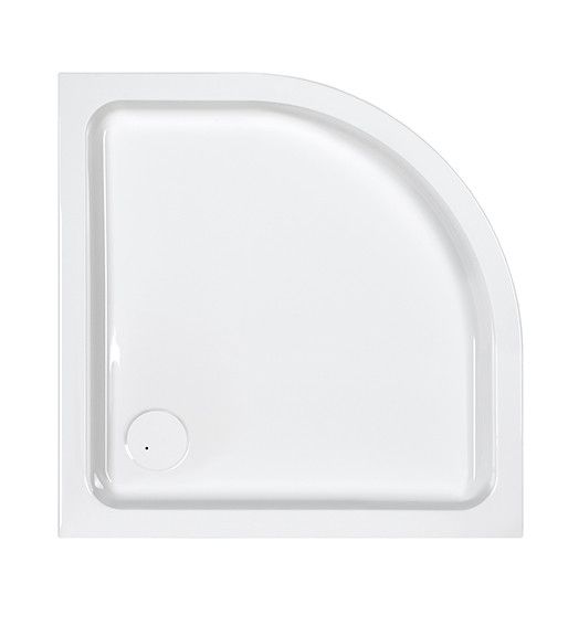 Free Line BP/FREE 90x90x15+STB brodzik akrylowy półokrągły 90 x 90 x 15 cm biały EW stelaż STB