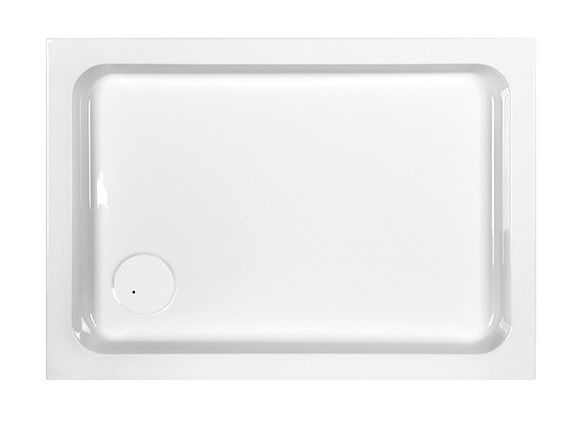 Free Line B/FREE 80x100x5+STB brodzik akrylowy prostokątny 100 x 80 x 5 cm biały EW stelaż STB możliwość kompletowania z obudową