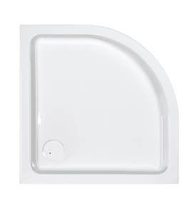 Free Line BP/FREE 90x90x5+STB brodzik akrylowy półokrągły 90 x 90 x 5 cm biały EW stelaż STB