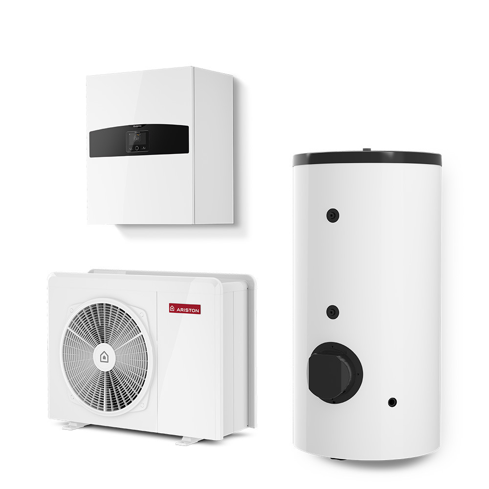 Pompa ciepła powietrze-woda typu split ARISTON NIMBUS FLEX 50 S NET R32 w zestawie: NIMBUS 50 S EXT R32  (3630231), NIMBUS WH 3550 S R32  (3301726), CD1 200 HHP  (3060704), (3318962), (3319671)  | 3301899