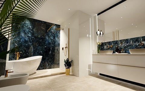Łazienka w stylu spa 1 Łazienka w stylu spa 1