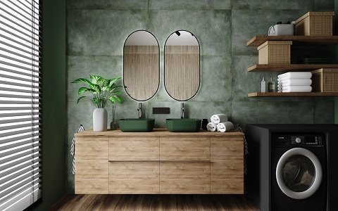 Łazienka Boho 1 Łazienka Boho 1