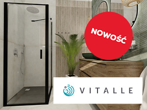 (NOWOŚĆ) Kabiny prysznicowe Nola Vitalle by Kermi - odkryj elegancję w czerni