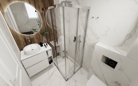Łazienka glamour 3 Łazienka glamour 3