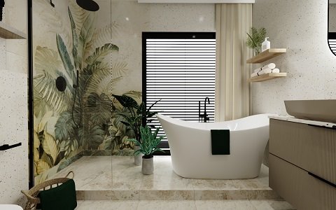 Łazienka Boho 4 Łazienka Boho 4