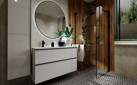 Łazienka Boho 7 Łazienka Boho 7