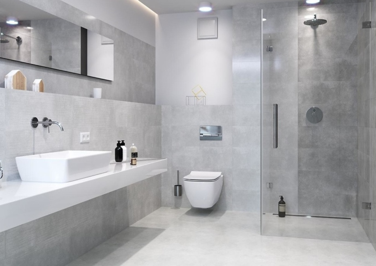 5 pomysłów na efektowną łazienkę w szarościach 