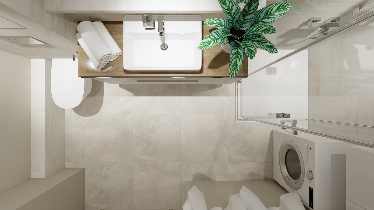 łazienka w stylu skandynawskim