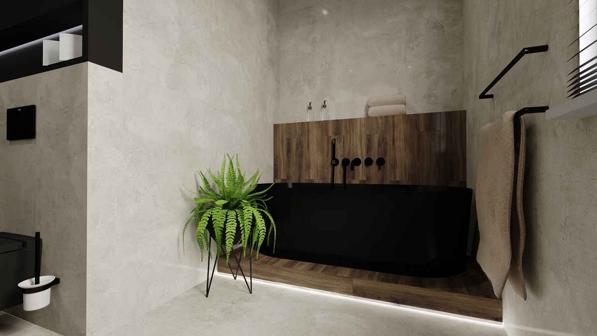 łazienka industrialna